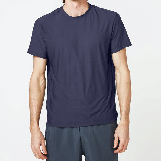 George Navy Blue Round-Neck T-shirt