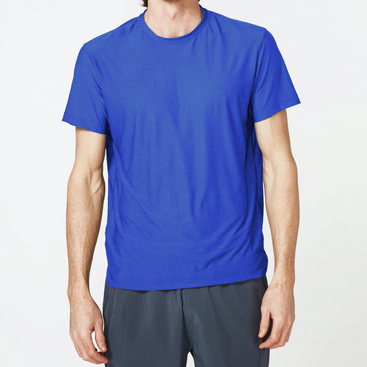 George Royal Blue Round-Neck T-shirt